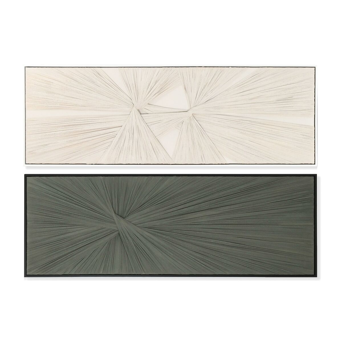Kanvas Home ESPRIT Gips Kanvas 153 x 4,5 x 53 cm