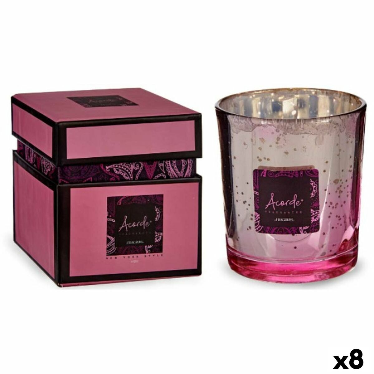 Doftljus Acorde Jordgubbe Tjock Vaniljsås 200 ml (8 antal) - 3
