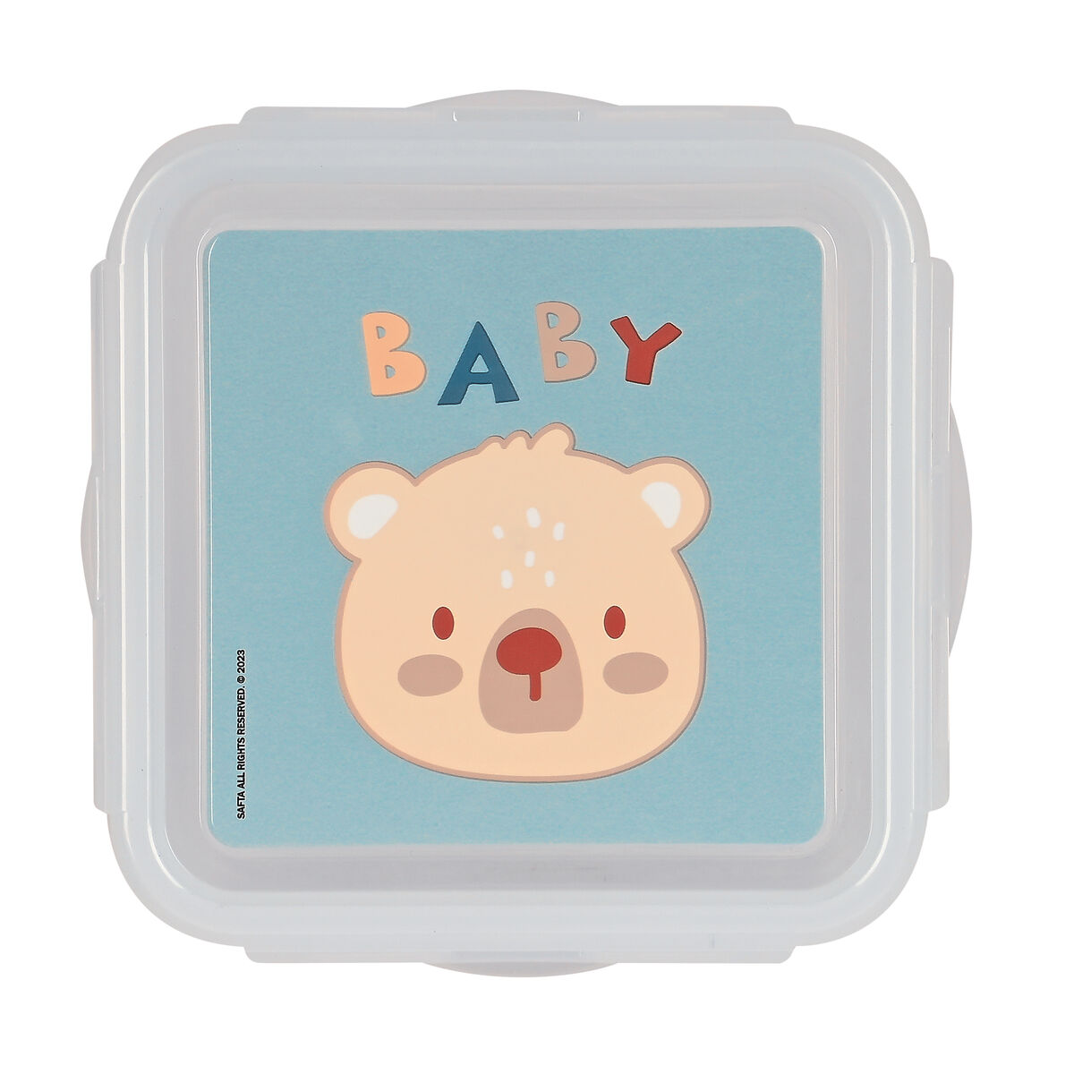 Lunchlåda Safta Baby bear 13 x 7.5 x 13 cm Blå - 2