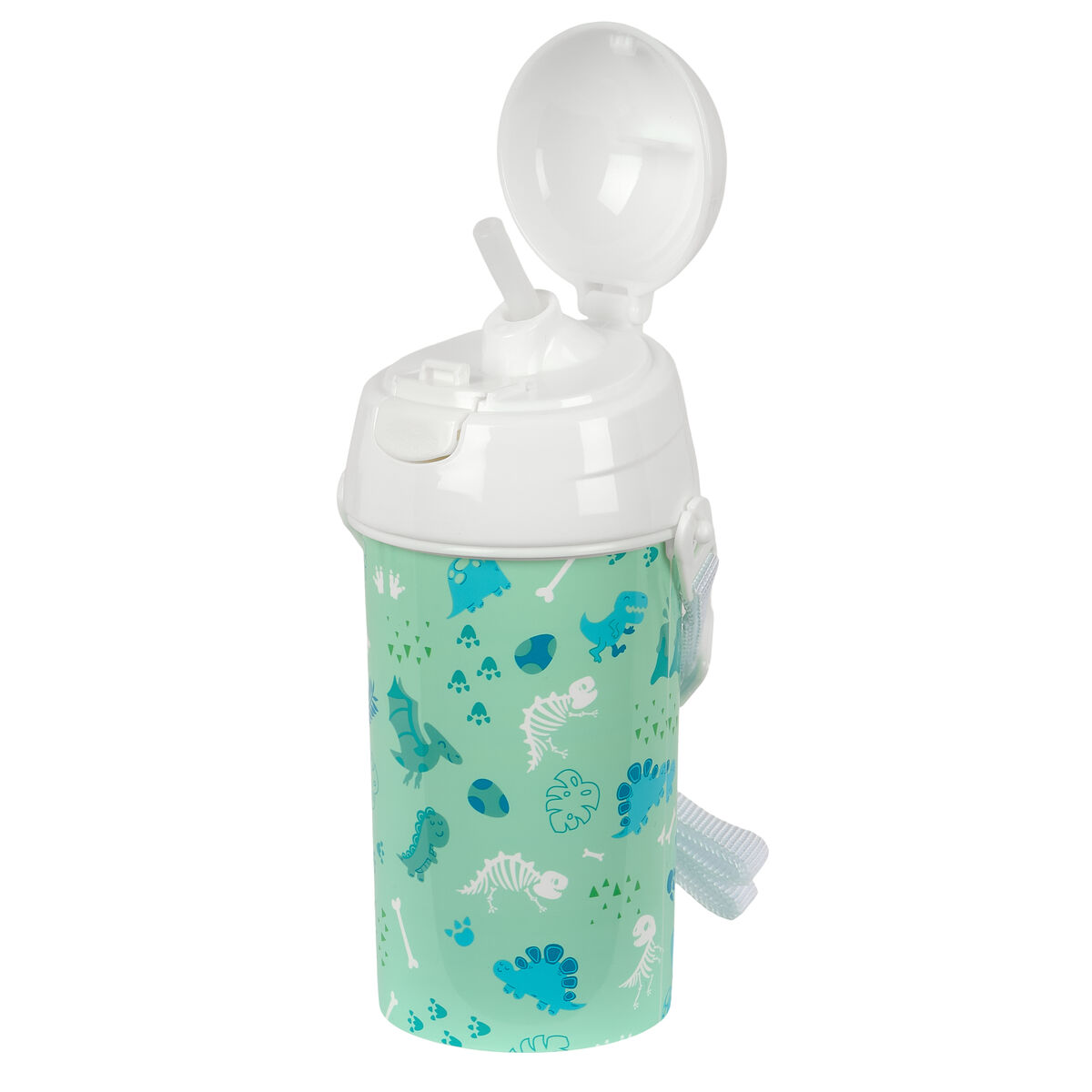 Vattenflaska Safta Dino Grön PVC 500 ml - 2