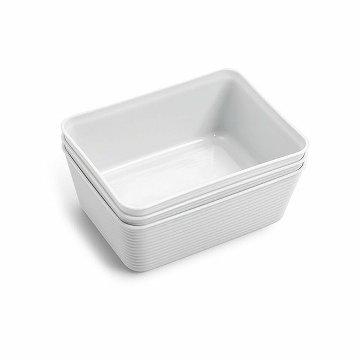 Korg - set Dem Flera användningsområden Plast 16,8 x 12,4 x 6,5 cm (3 Delar) (24 antal) - 3