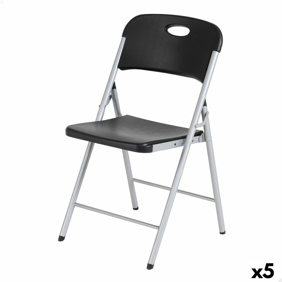 Hopfällbar Stol Lifetime Svart 50 x 84 x 48,5 cm (5 antal) - 6