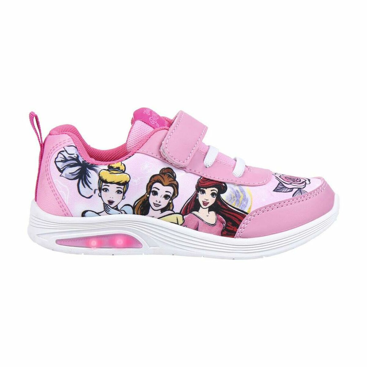 Sportskor med LED Princesses Disney Rosa - 3