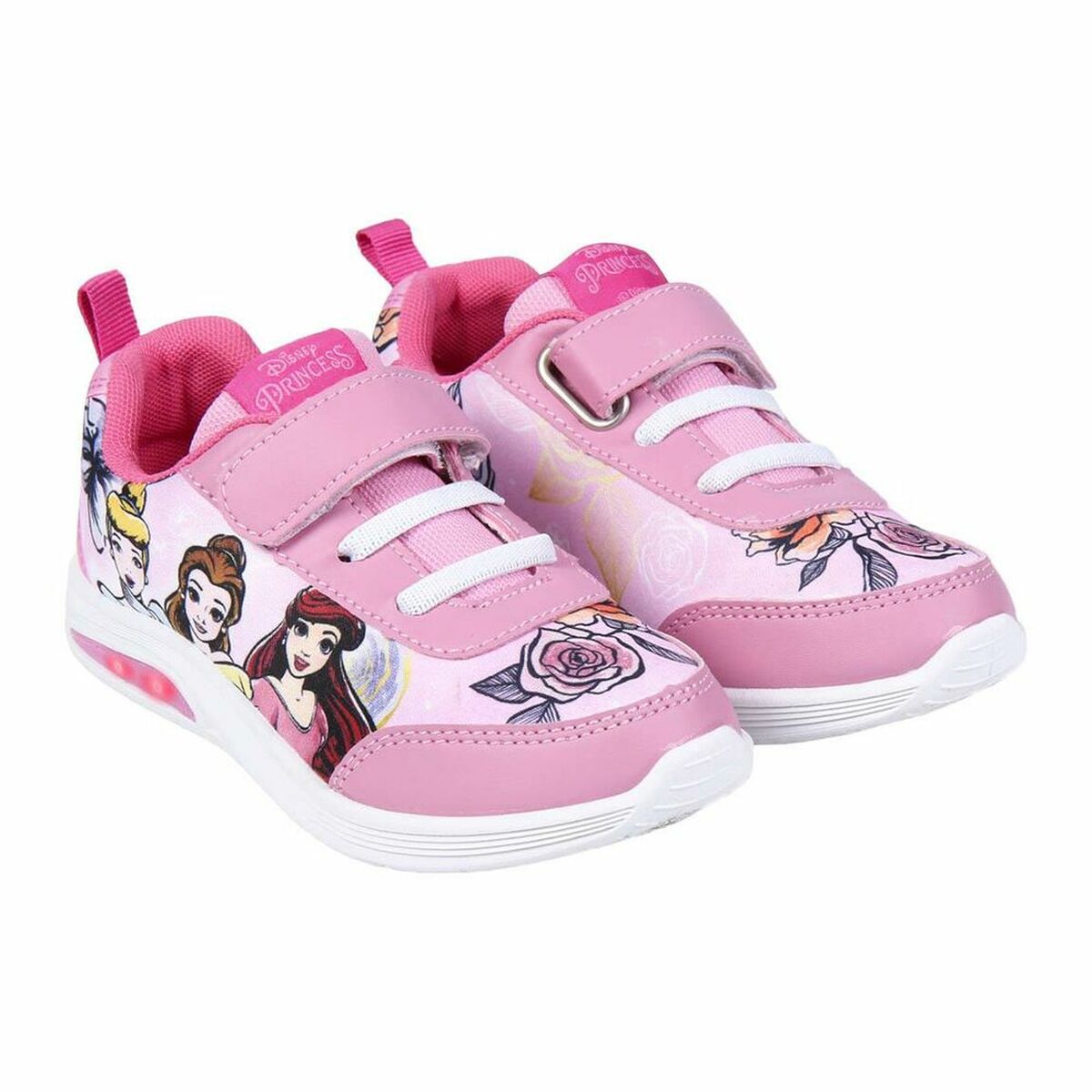Sportskor med LED Princesses Disney Rosa - 6