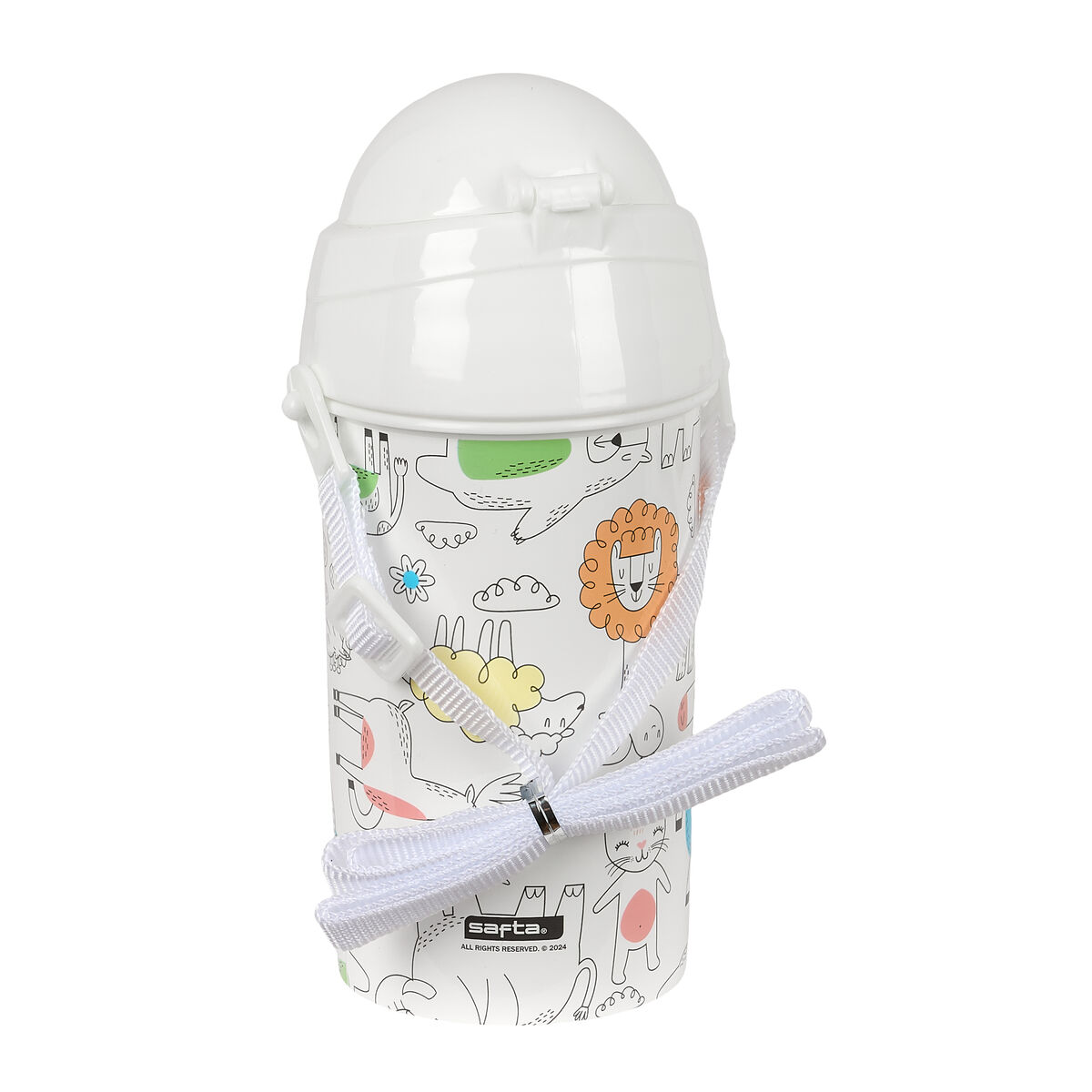Vattenflaska Safta Zoo Beige PVC 500 ml - 3