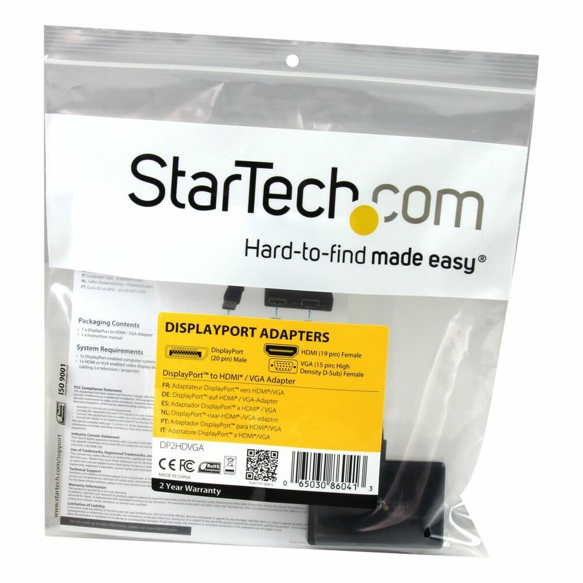 Adapter Startech DP2HDVGA - 10