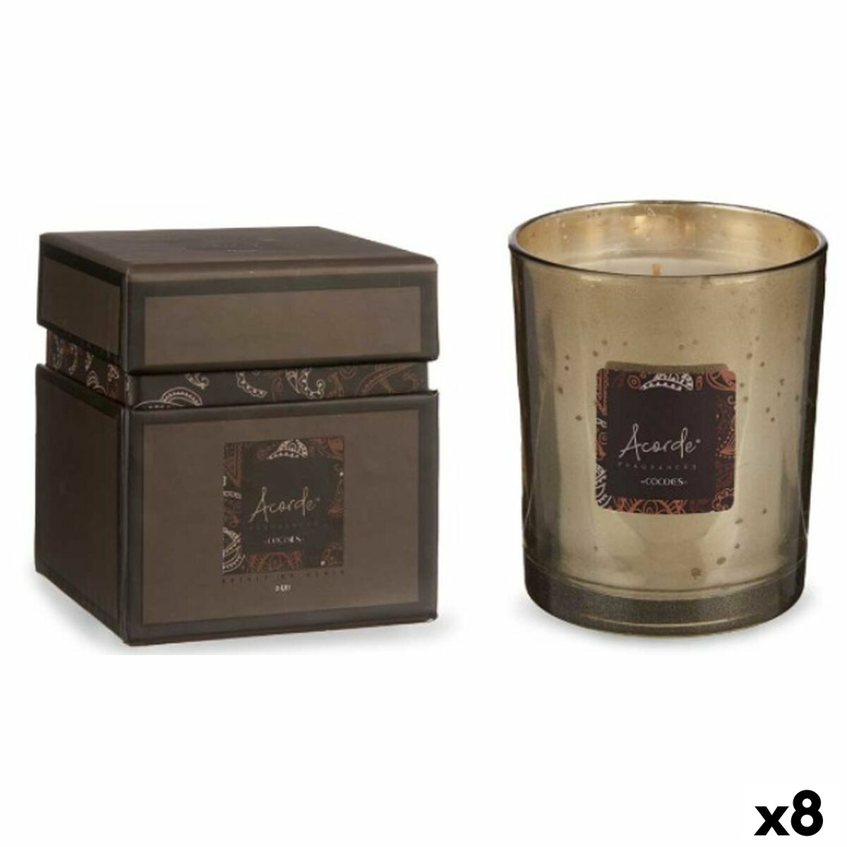 Doftljus Acorde Kokosnöt 200 ml (8 antal) - 3