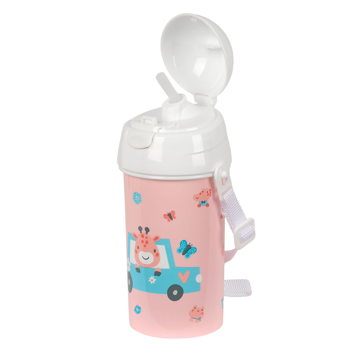 Vattenflaska Safta Jirafa Korall PVC 500 ml - 2