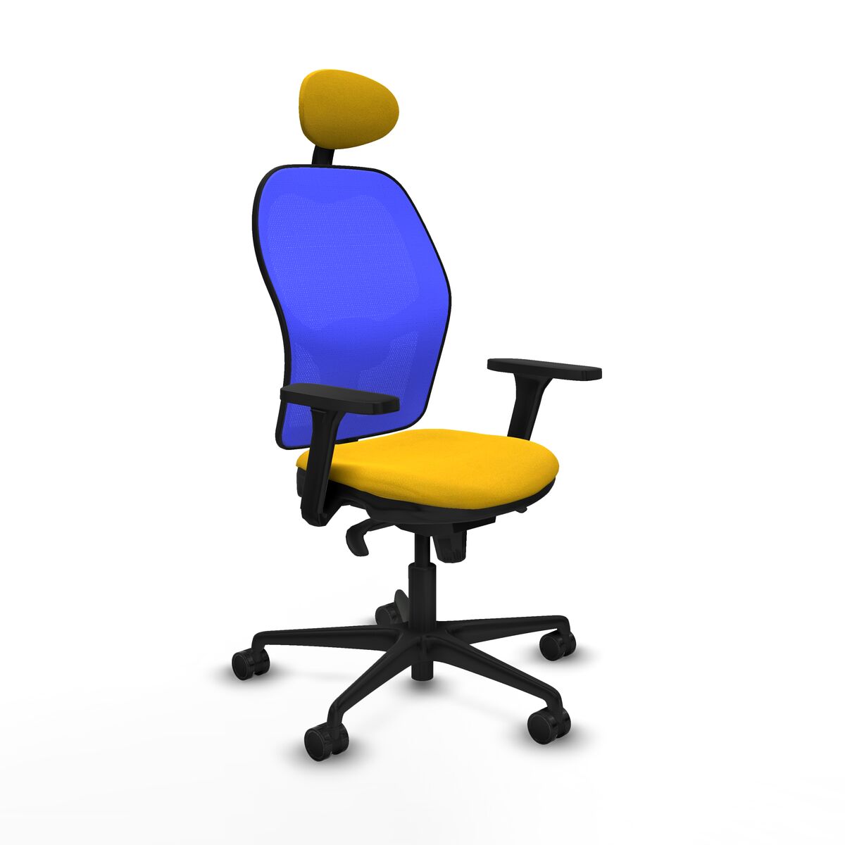 Kontorsstol Piqueras y Crespo 3D036N1 Gul