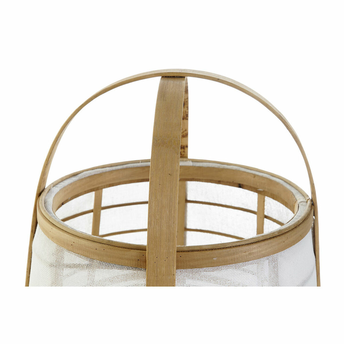 Bordslampa DKD Home Decor Vit Naturell Bambu 40 W 220 V 32 x 32 x 45,5 cm - 9