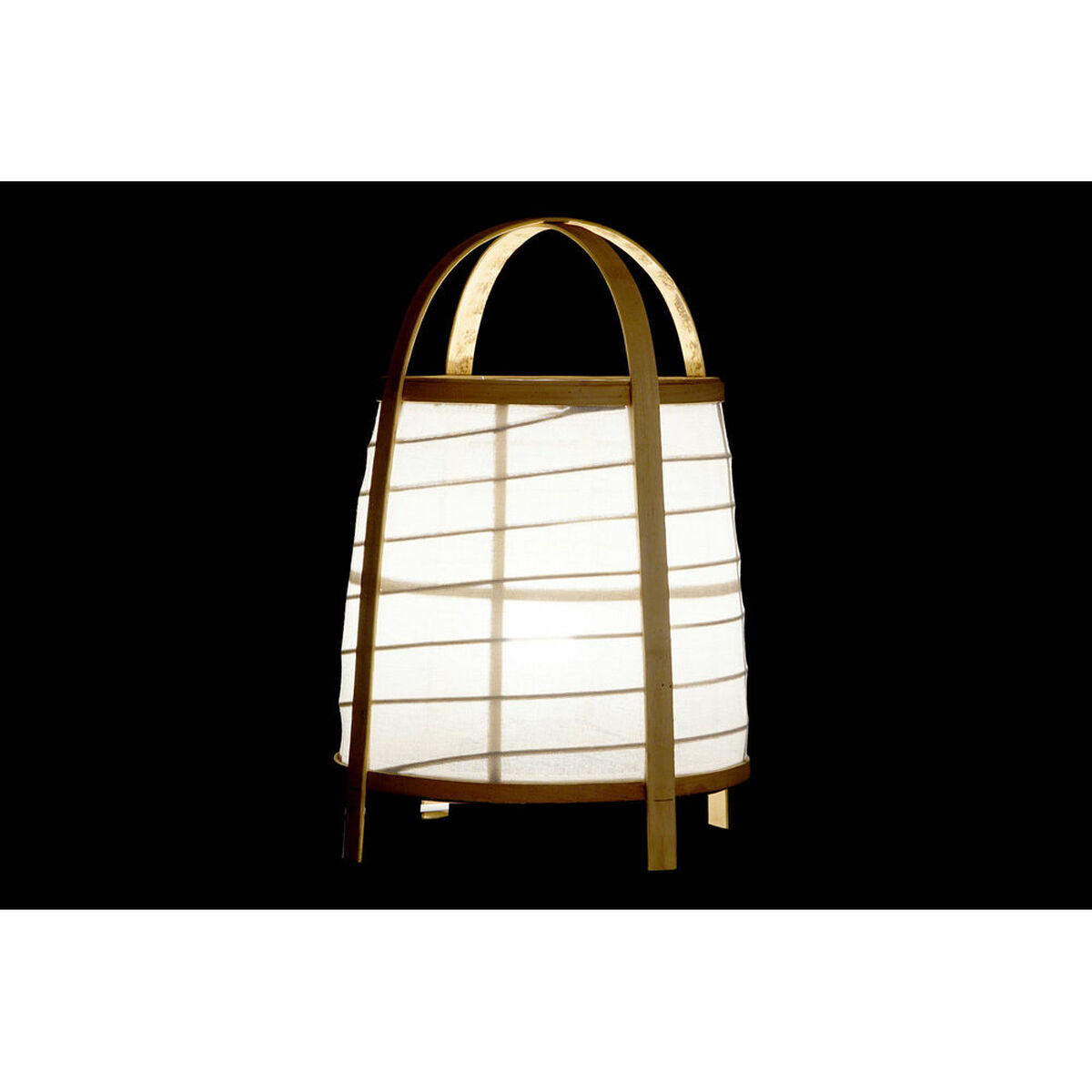 Bordslampa DKD Home Decor Vit Naturell Bambu 40 W 220 V 32 x 32 x 45,5 cm - 14
