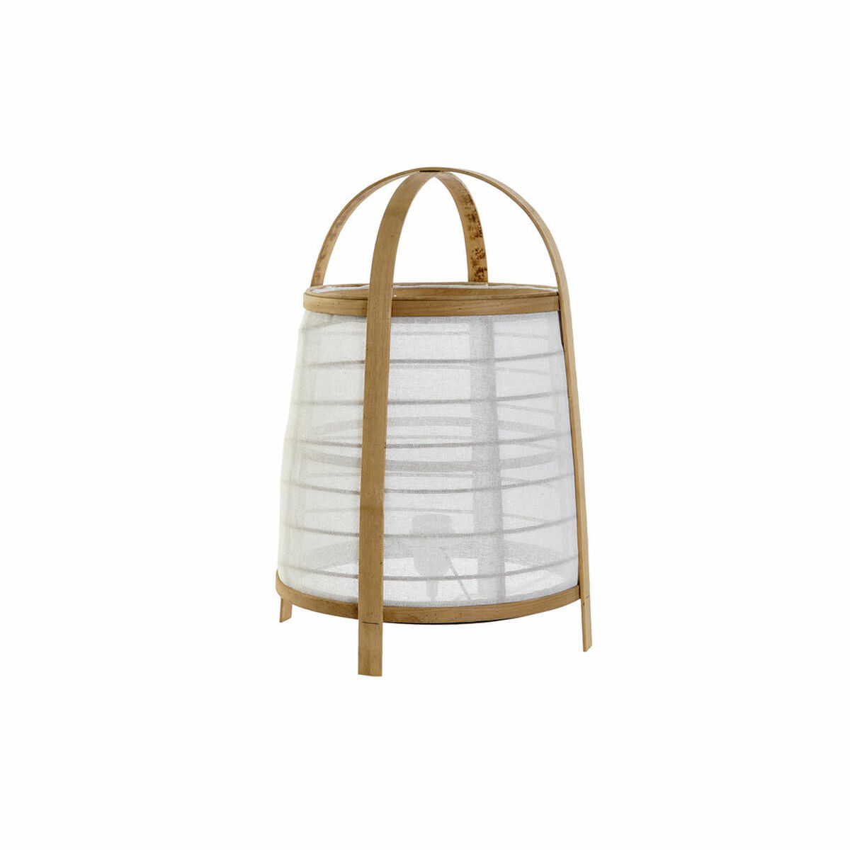 Bordslampa DKD Home Decor Vit Naturell Bambu 40 W 220 V 32 x 32 x 45,5 cm - 6