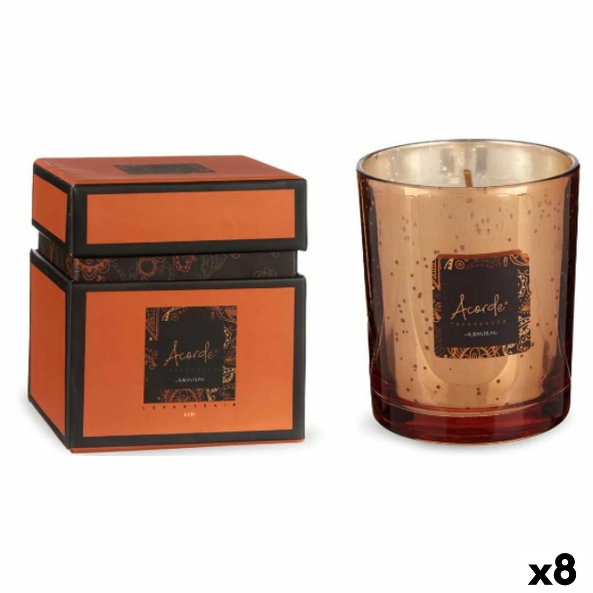 Doftljus Acorde Orange Kanel 200 ml (8 antal)
