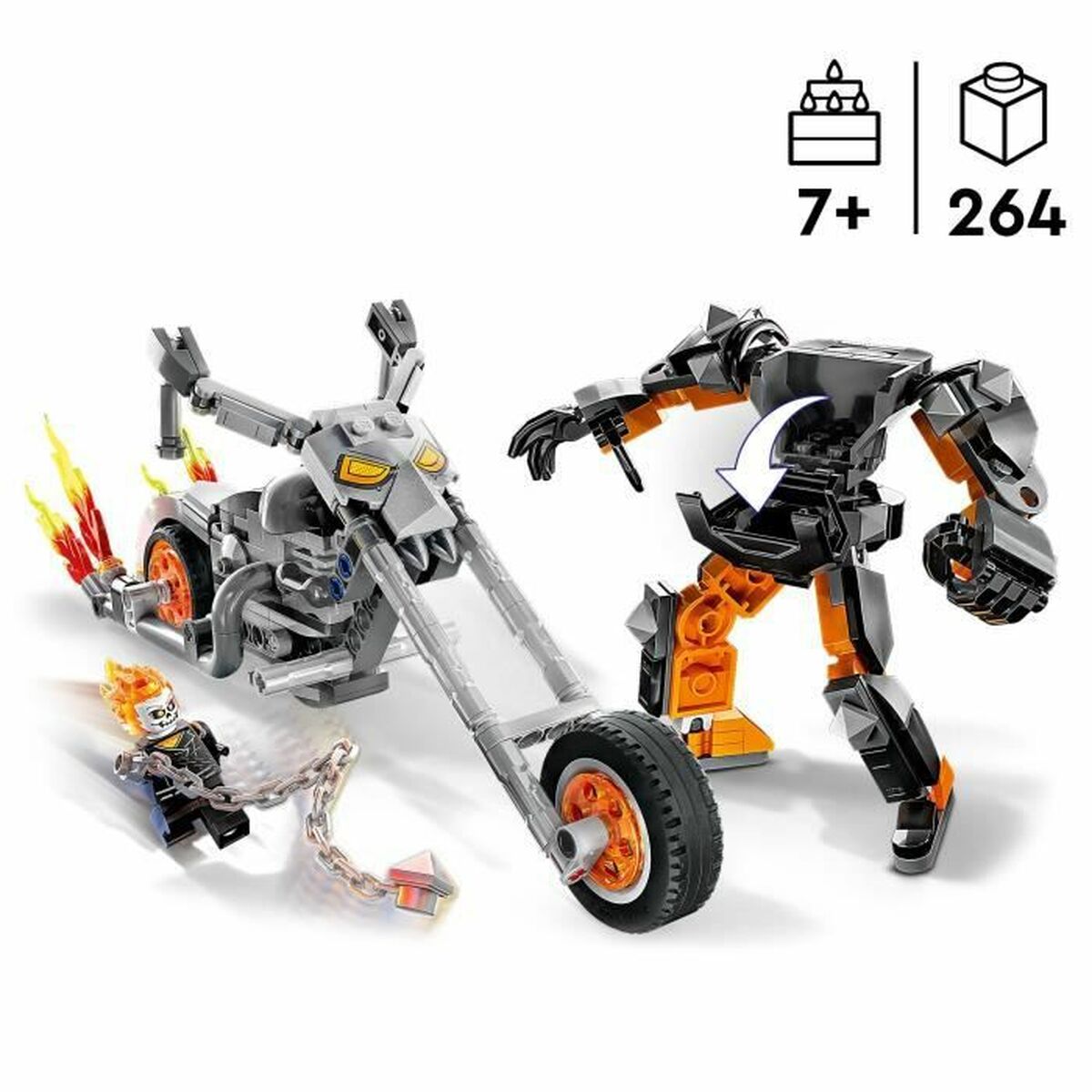 Byggsats Lego 76245 Ghost Rider 264 piezas - 2