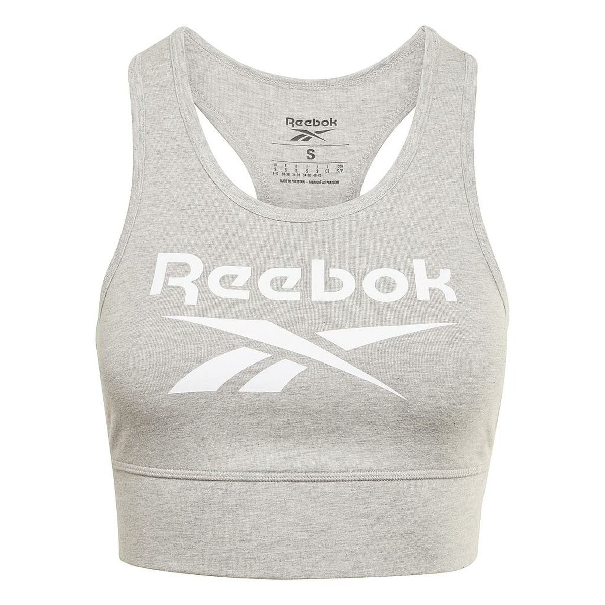Sport-topp, Dam Reebok BRALET GR9393  Grå - 2
