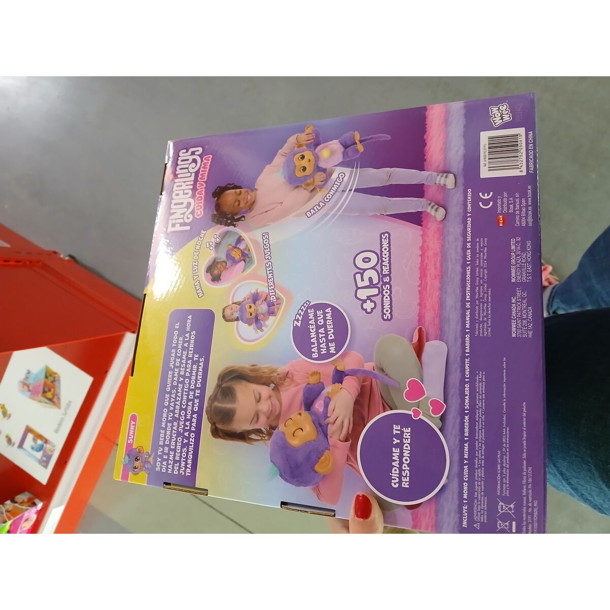 Mjukdjur med ljud Bizak Apa - 4