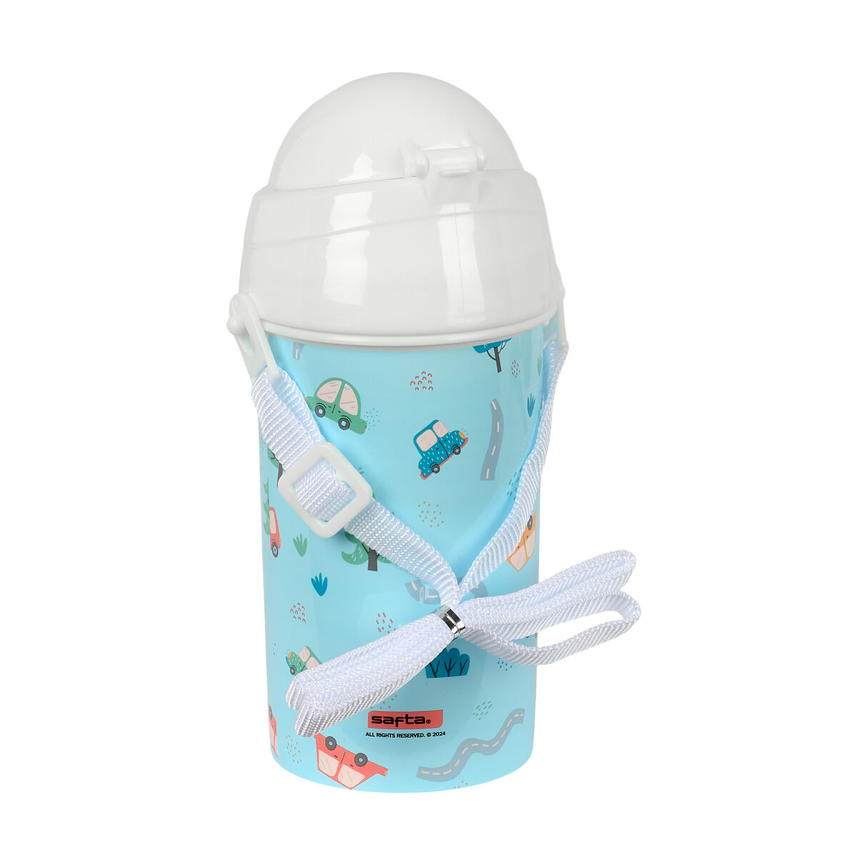 Vattenflaska Safta Coches Blå PVC 500 ml - 2