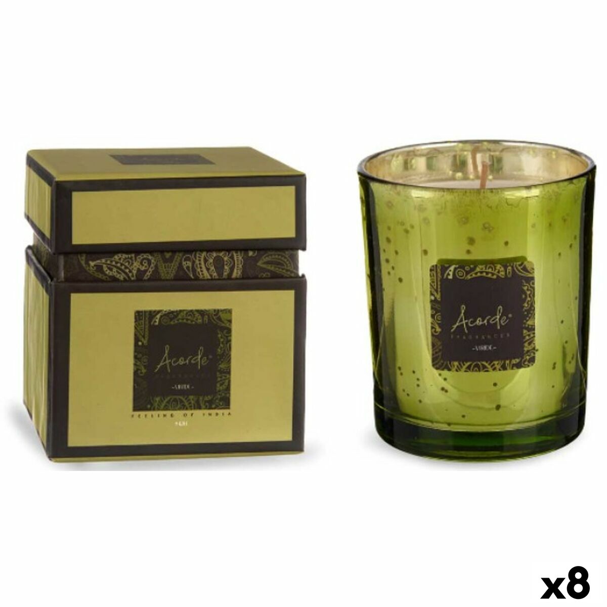 Doftljus Acorde Lime Grönt te 200 ml (8 antal) - 3