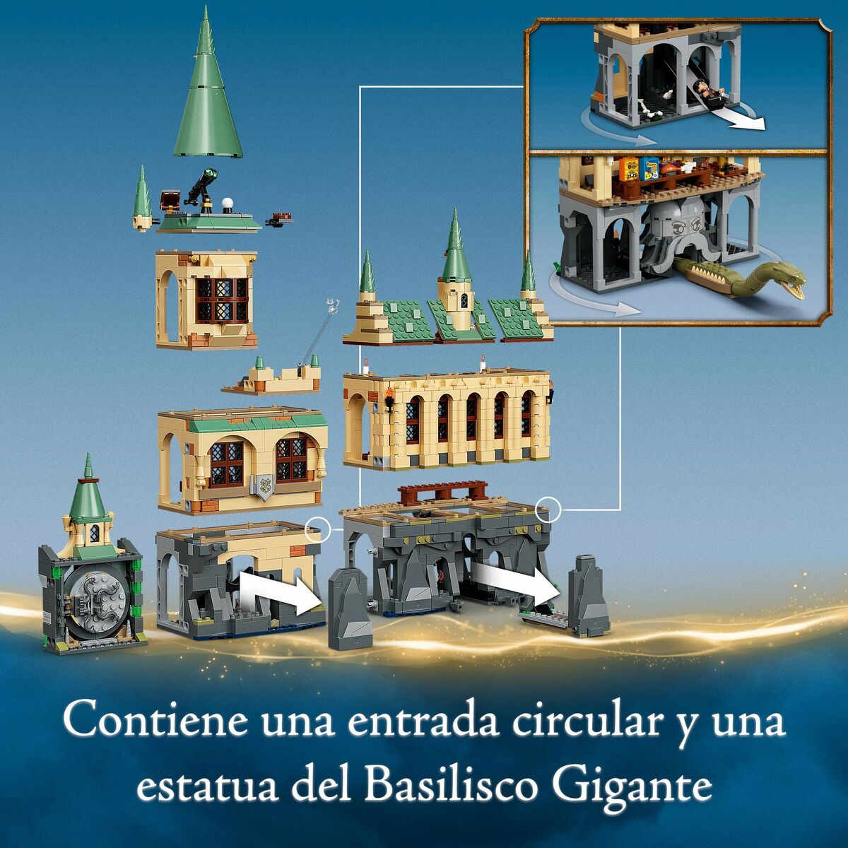Byggsats Lego HARRY POTTER HOGWARTS: CÁMARA SECRETA Multicolour - 6