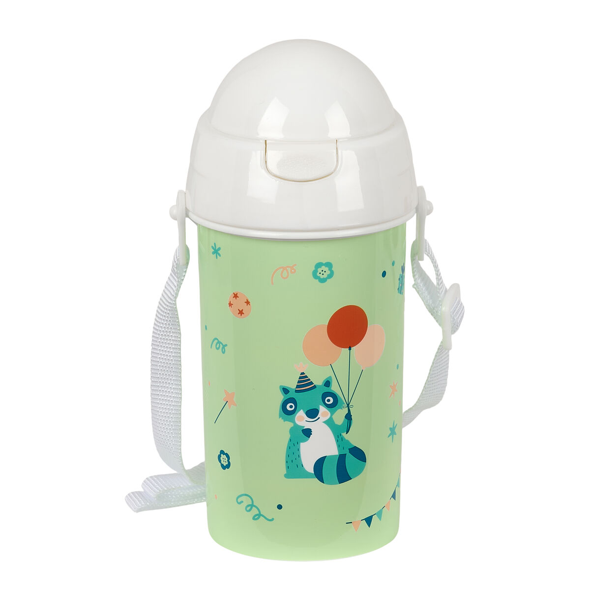 Vattenflaska Safta Fiesta Grön PVC 500 ml - 2