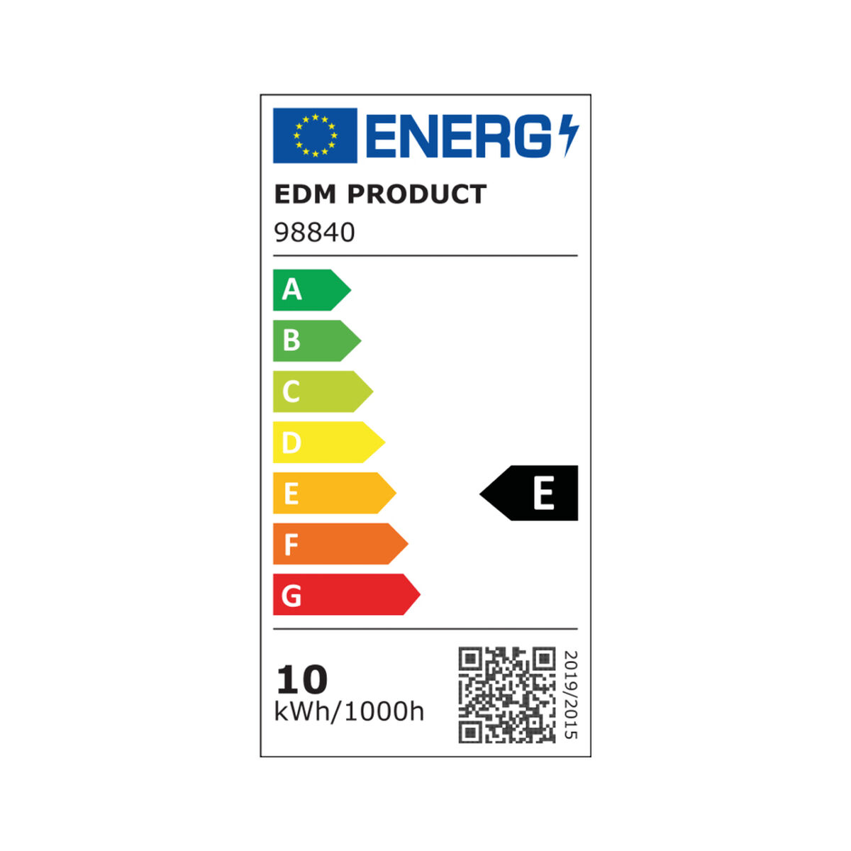 LED-lampa EDM 98840 E 10 W E27 1100 Lm Ø 4 x 10,7 cm Rörformig (4000 K) - 11