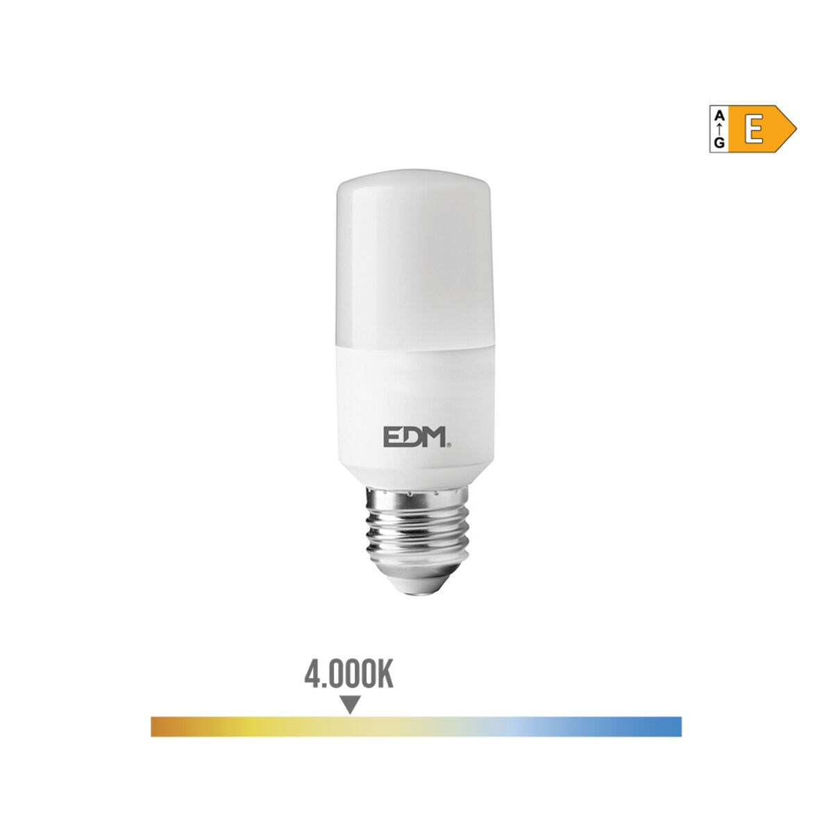 LED-lampa EDM 98840 E 10 W E27 1100 Lm Ø 4 x 10,7 cm Rörformig (4000 K) - 6