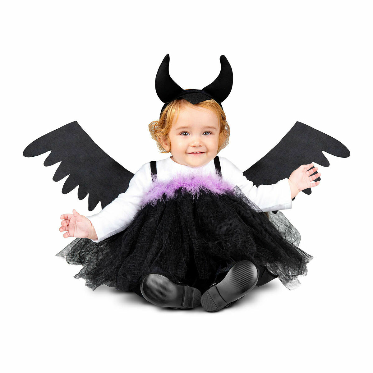 Maskeraddräkt bebis My Other Me Svart Demon (3 Delar) Maleficent - 4