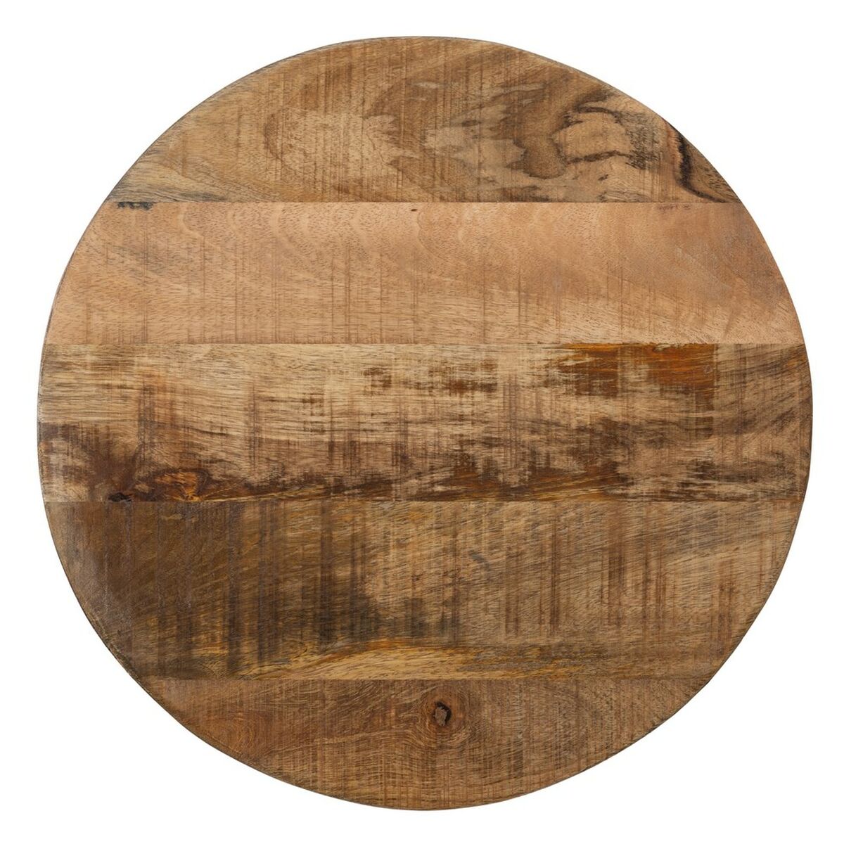 Sidobord Svart Naturell Trä Metall Järn trä och metall Mangoträ 43 x 43 x 49 cm - 3