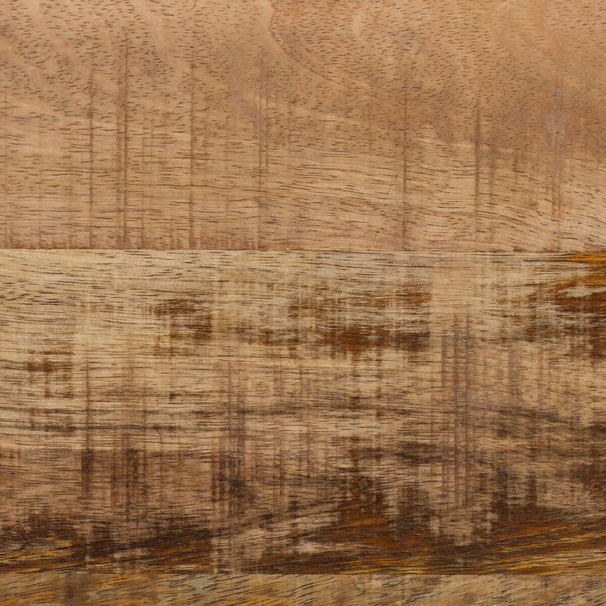 Sidobord Svart Naturell Trä Metall Järn trä och metall Mangoträ 43 x 43 x 49 cm - 6