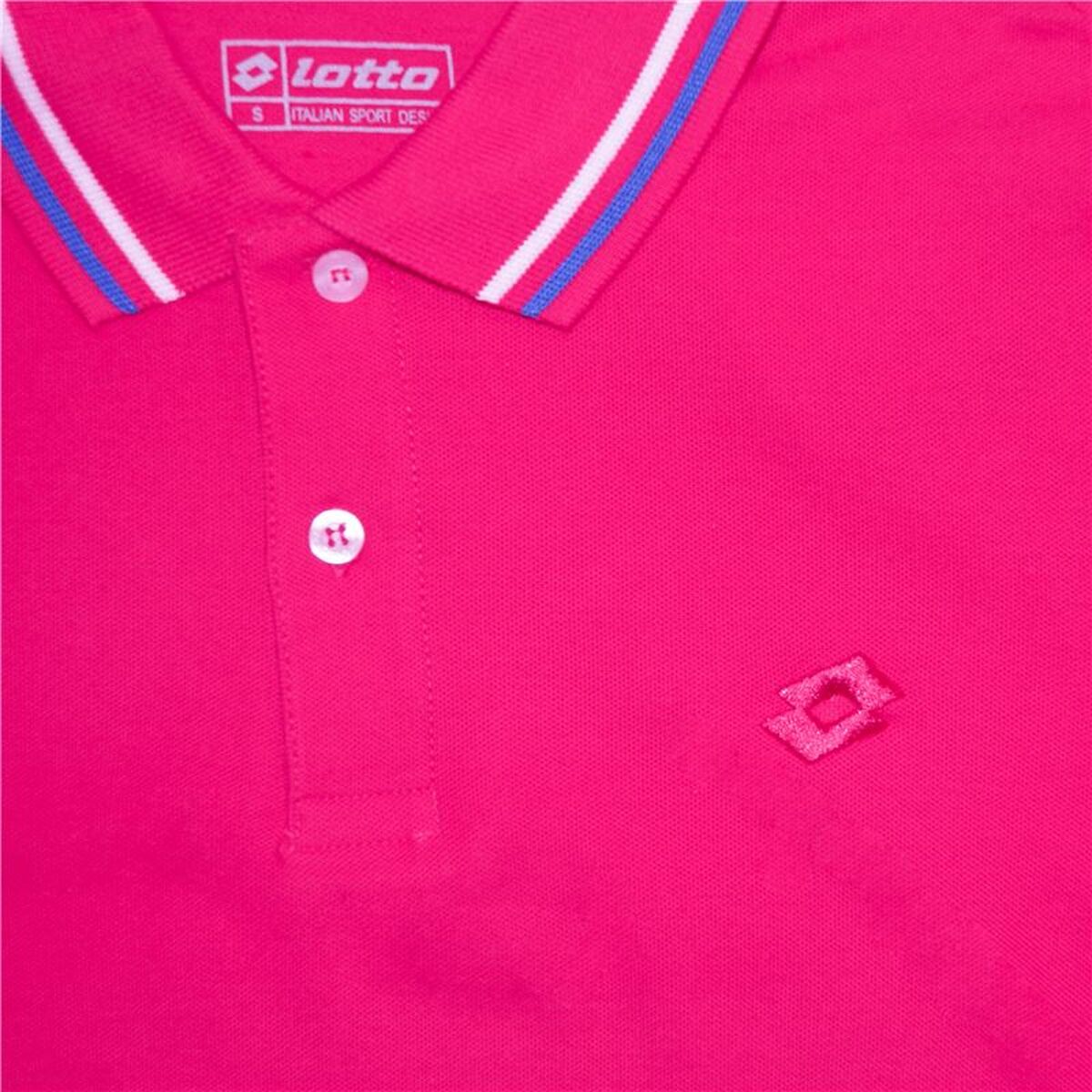 Polotröja kortärmad Herr Lotto Reed Fuchsia - 2