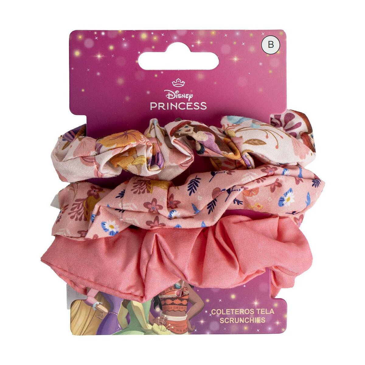 Hårband Disney Princess Rosa 3 Delar