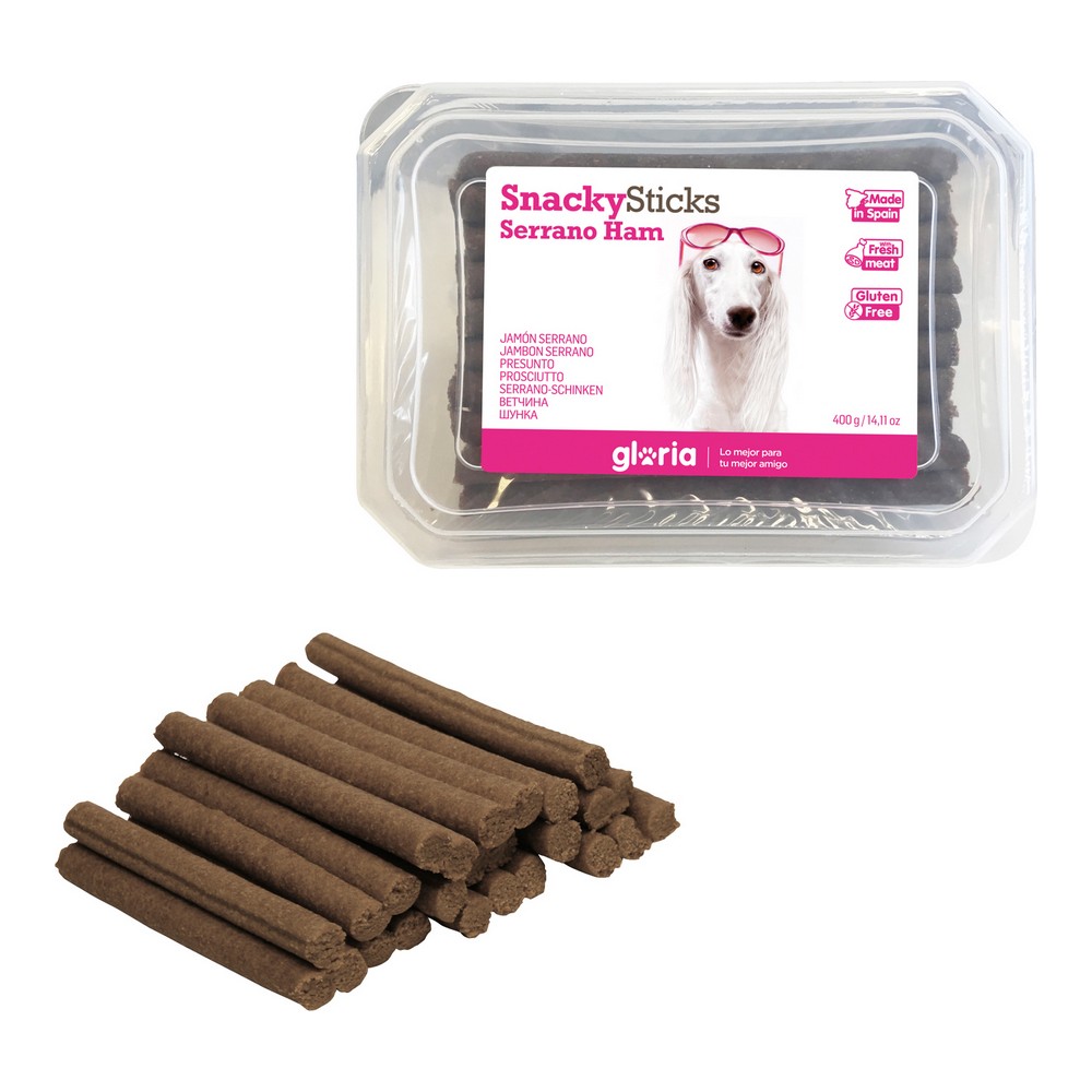 Hundgodis Gloria Snackys Sticks Skinka