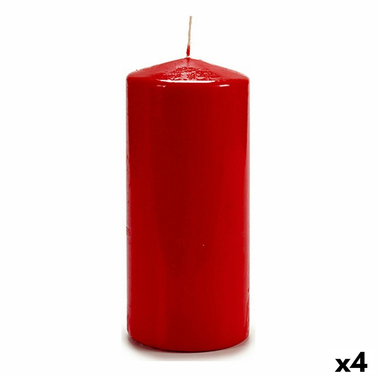 Ljus Acorde Röd 9 x 20 x 9 cm (4 antal) - 3