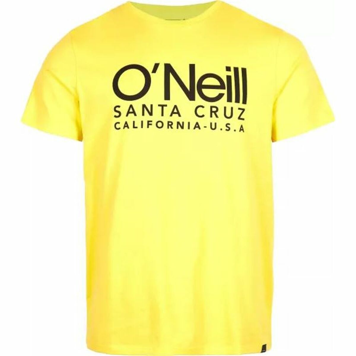 T-shirt med kortärm Herr O'Neill Cali Original Gul