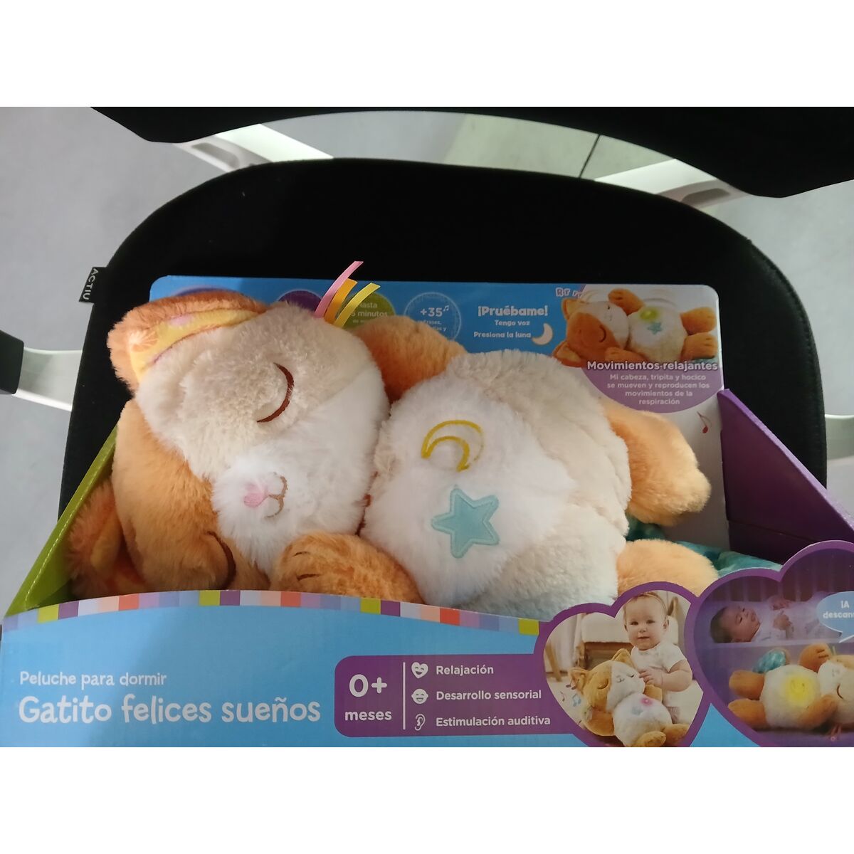 Mjuk aktivitetsleksak för bebis Vtech Textil Katt - 2