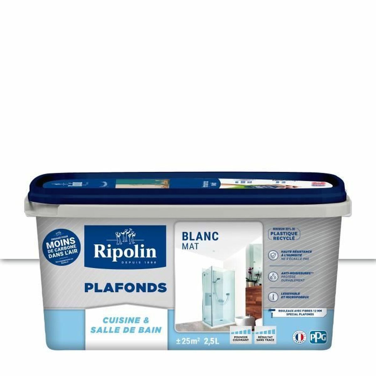 Måla Ripolin Vit Matt - 2