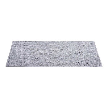 Bordsunderlägg Kinvara Silvrig Plast 45 x 0,01 x 30 cm