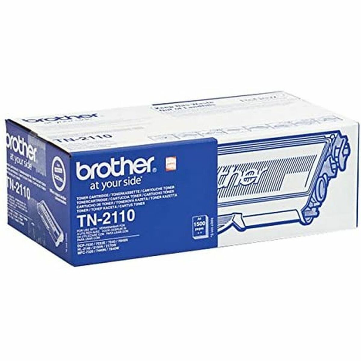 Original Toner Brother BRTN2110 Svart - 3