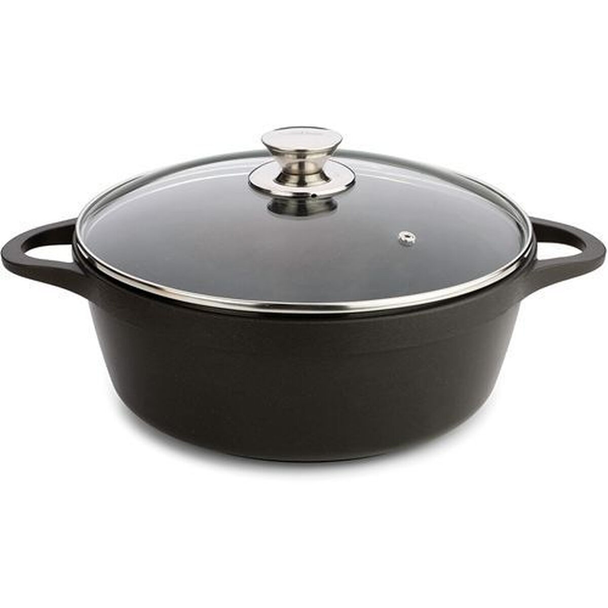 Kastrull med lock Valira BLACK IND 24CM Svart Ø 24 cm - 5