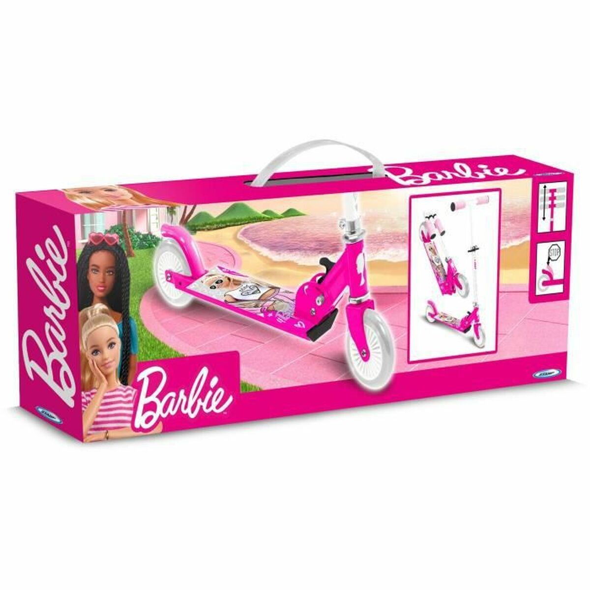 Sparkcykel Barbie Rosa Aluminium - 6