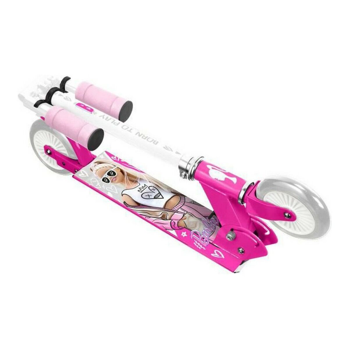 Sparkcykel Barbie Rosa Aluminium - 4