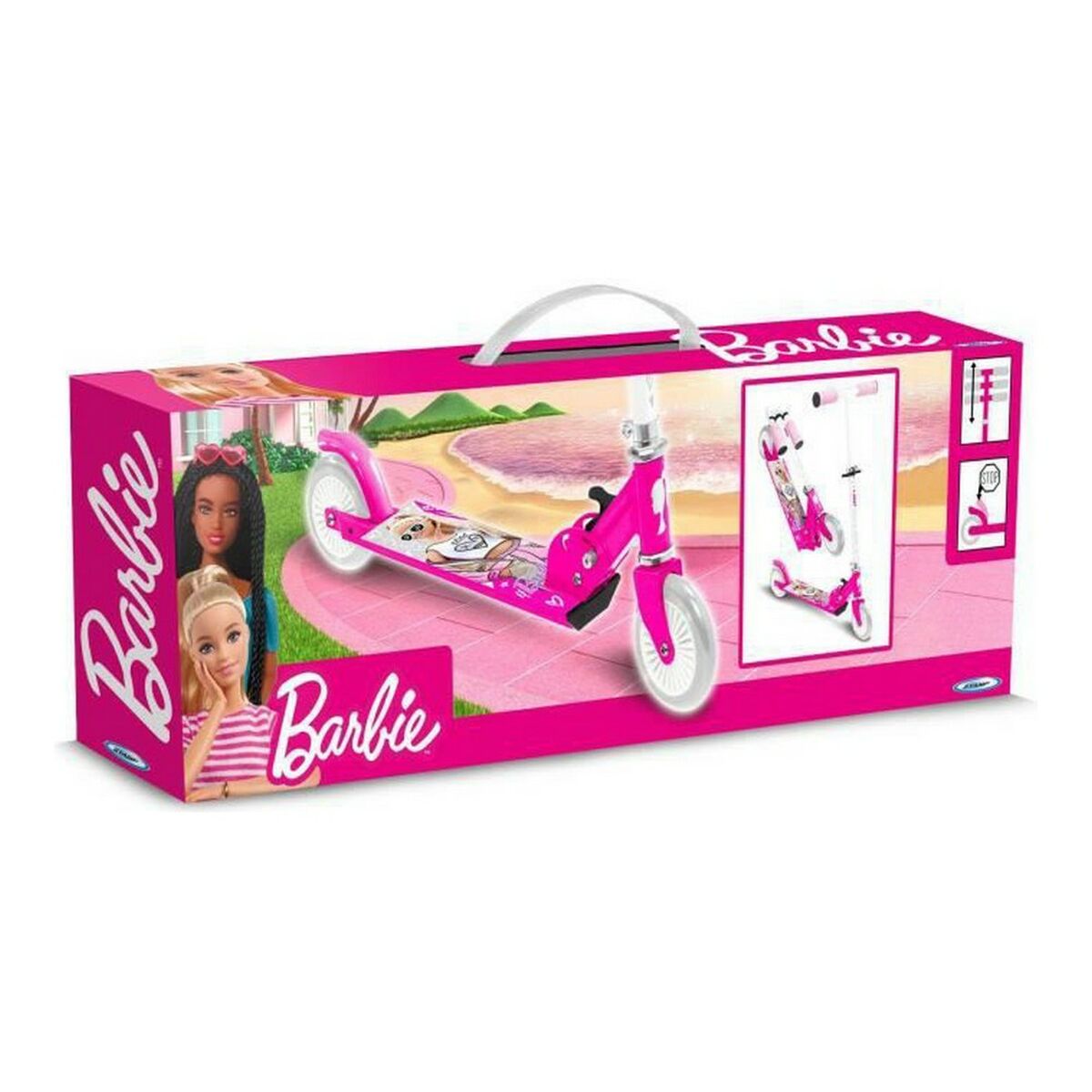 Sparkcykel Barbie Rosa Aluminium - 2