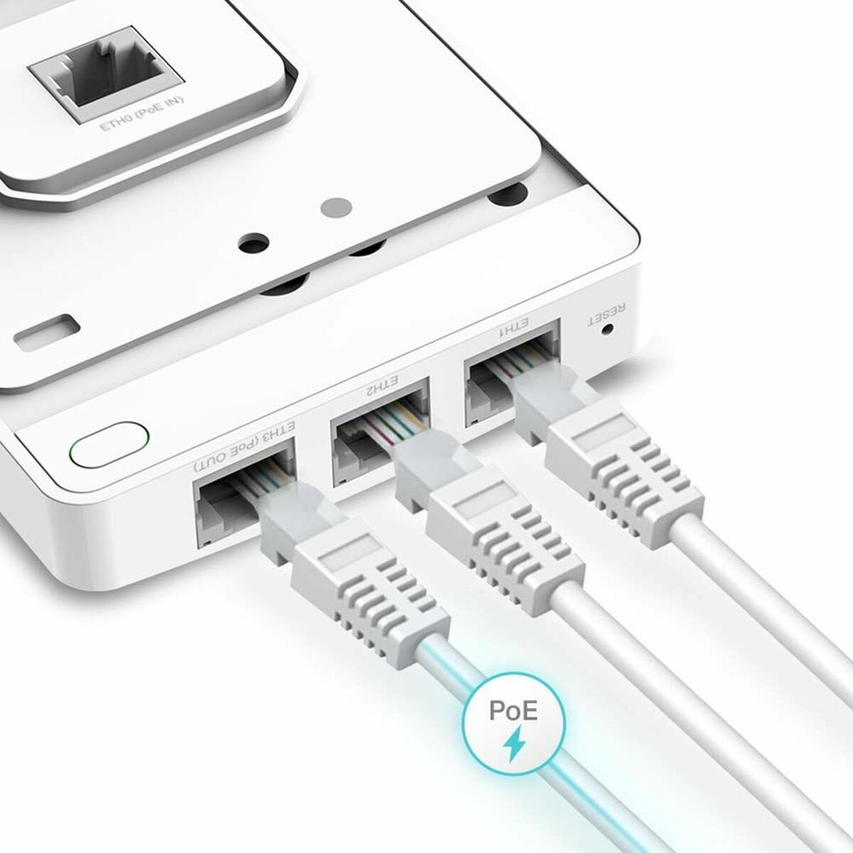 Anslutningspunkt TP-Link EAP615-WALL Vit Svart - 4