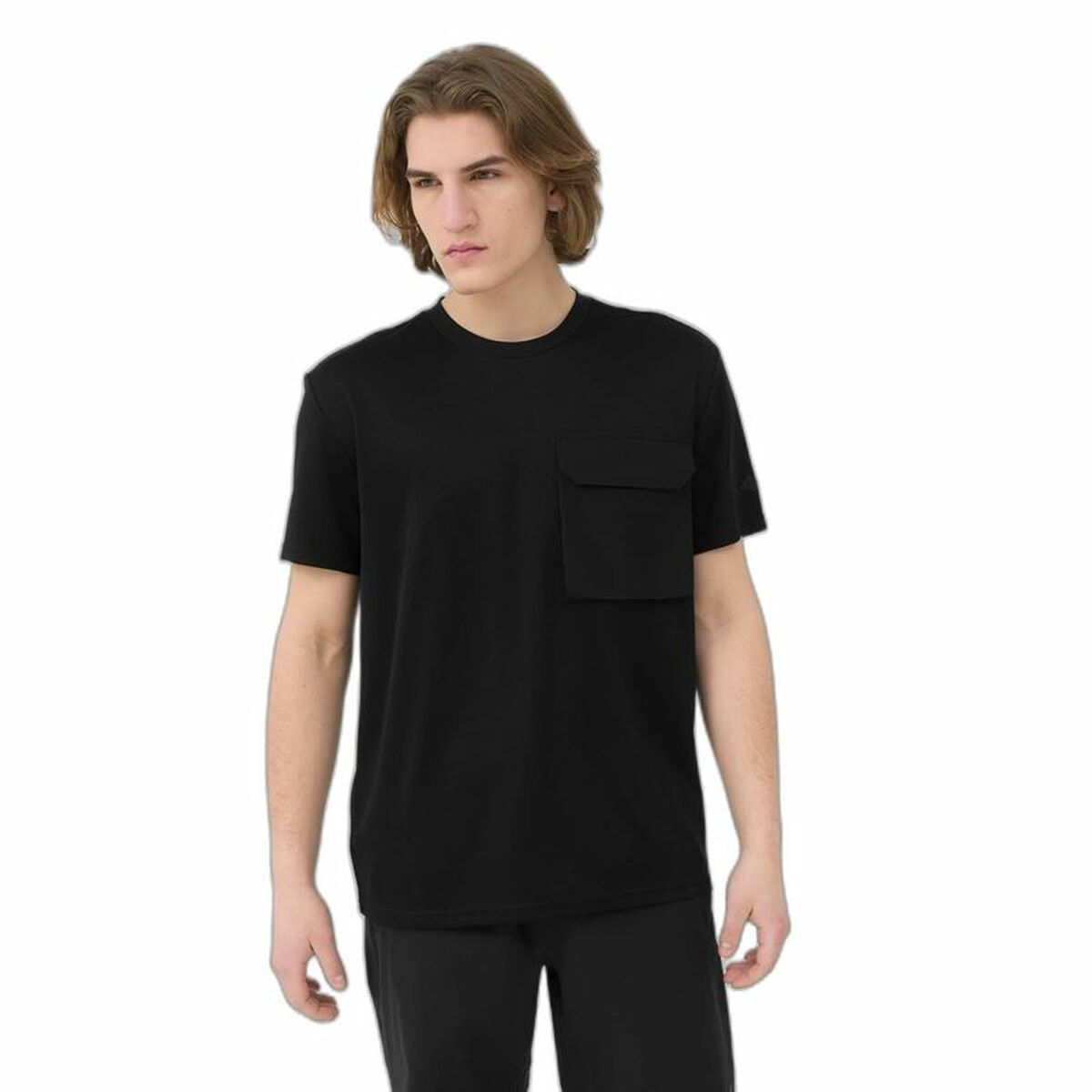 T-shirt med kortärm Herr 4F Fnk M200 Svart - 3