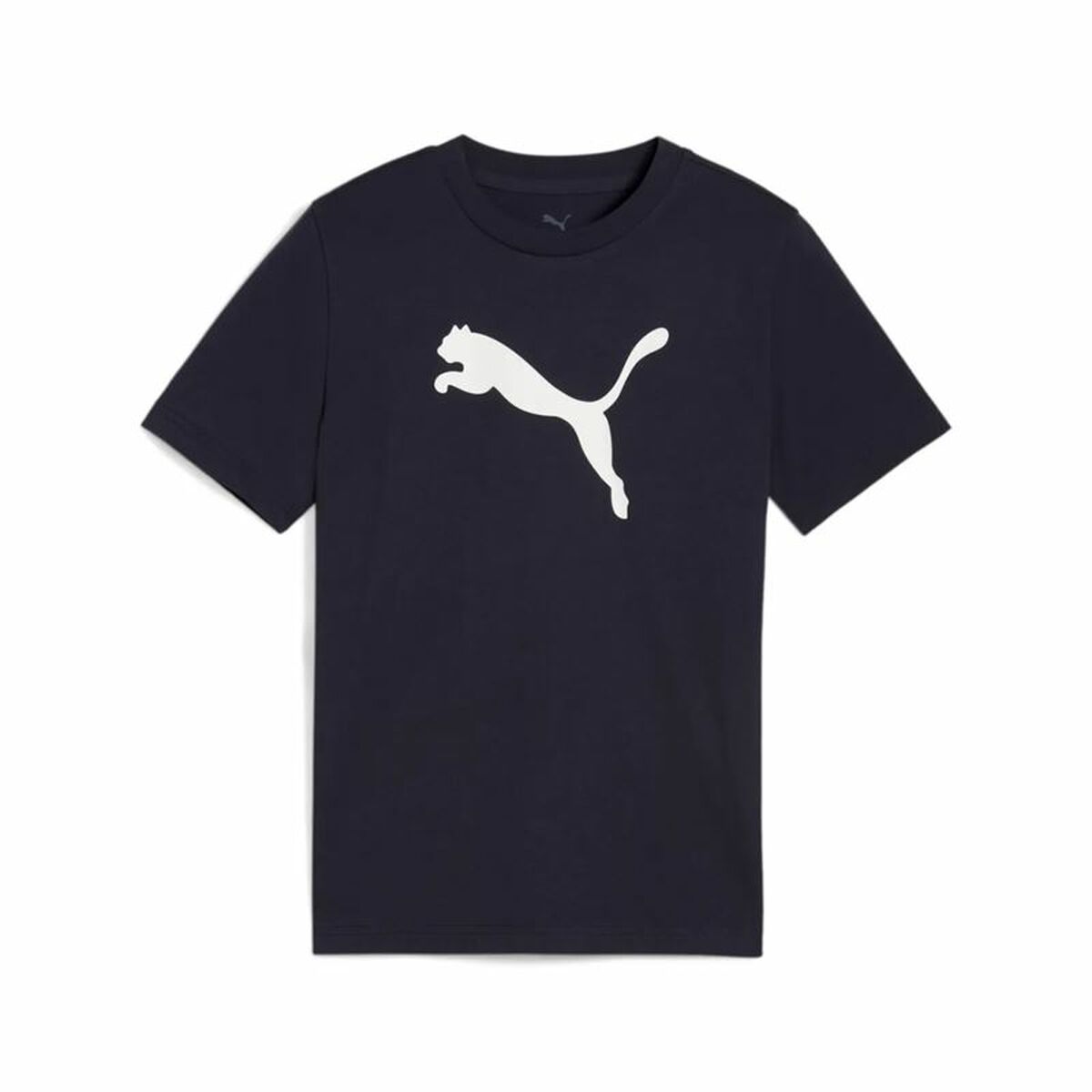 Barn T-shirt med kortärm Puma Essentials Cat Marinblå