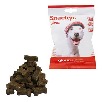 Hundgodis Gloria Display Snackys Kött Lever
