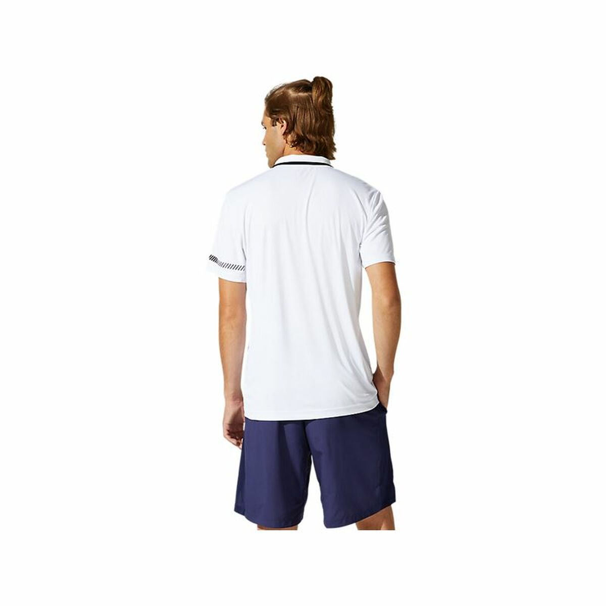 Polotröja kortärmad Herr Asics Court Vit - 4
