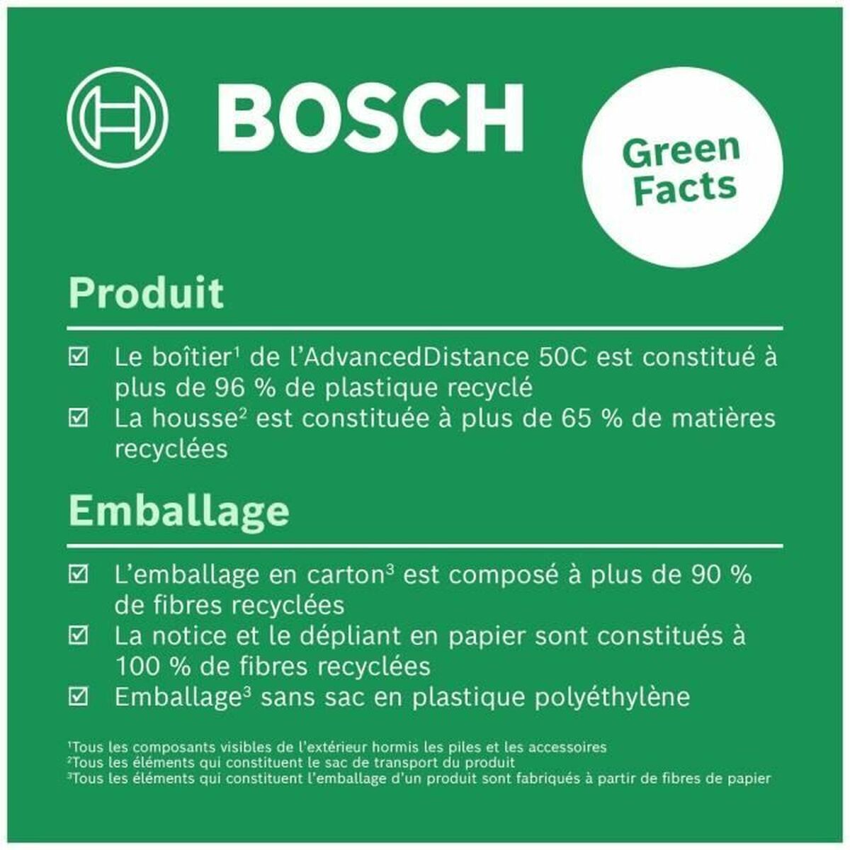 Telemeter BOSCH AdvancedDistance 50 C 50 m - 3