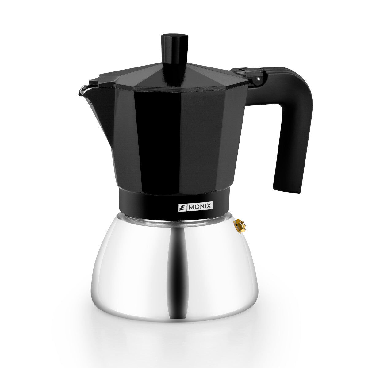 Italiensk Kaffepanna BRA INOX BLACK 9T Svart 470 ml - 2