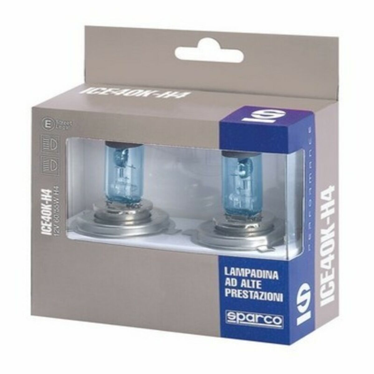 Glödlampa för bil Sparco ICE40K H4 12V 55W Blanco Azulado Efecto Xenon - 3